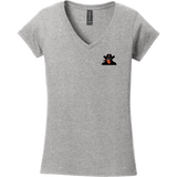 Biggby Bandits Softstyle Ladies Fit V-Neck T-Shirt